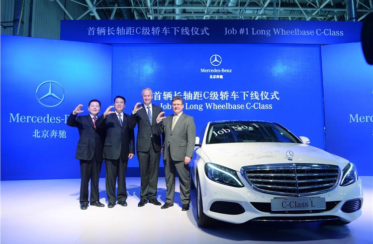Mercedes-Benz begins production of long-wheelbase C-class in China