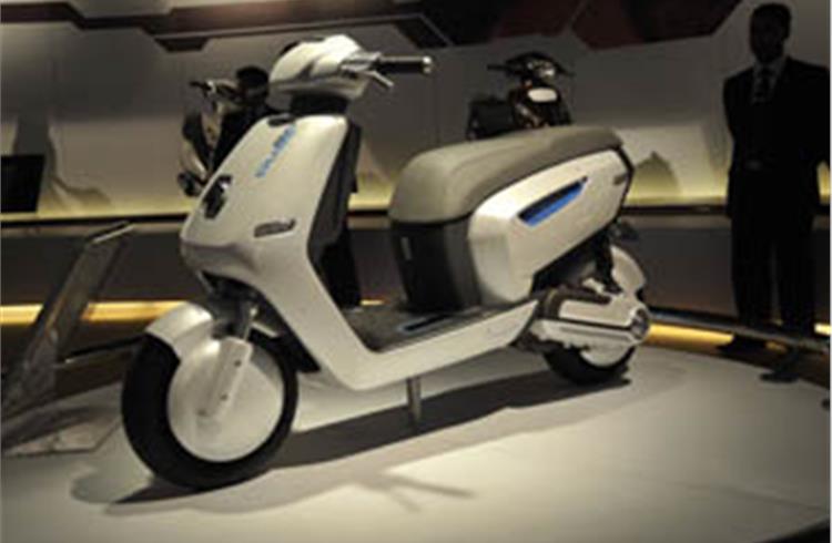 TVS’ hybrid scooter rides electronics wave