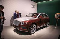 The Bentley Bentayga hybrid was revealed ahead of the Geneva motor show