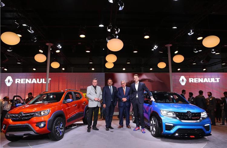 Renault reveals Kwid Racer, Climber concepts, Kwid AMT and new 1.0-litre engine