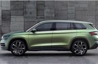 Skoda reveals VisionS concept SUV ahead of Geneva debut