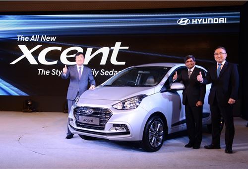 Hyundai Motor India launches facelifted Xcent at Rs 538,000