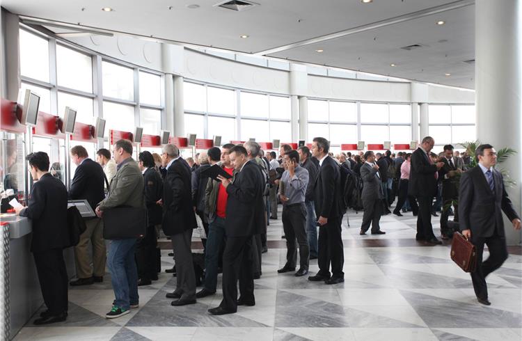 Opening day at Automechanika Frankfurt on September 16 this year.