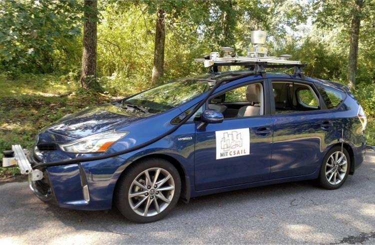 The Toyota Prius fitted with the MapLite system by MIT researchers (Image courtesy:MIT)