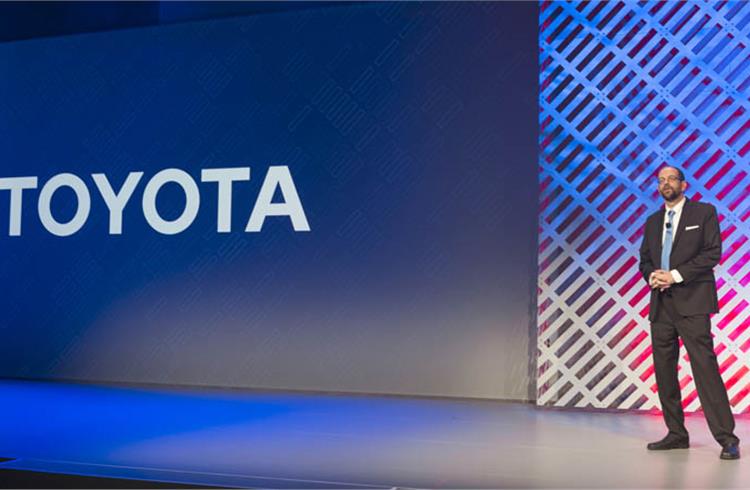 Dr Gill Pratt, CEO of Toyota Research Institute, speaking at CES 2016.