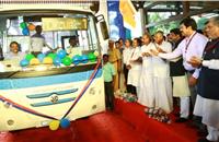Tata Motors, Indian Oil, Petronet and Petroleum Ministry launch India’s first LNG-fuelled bus