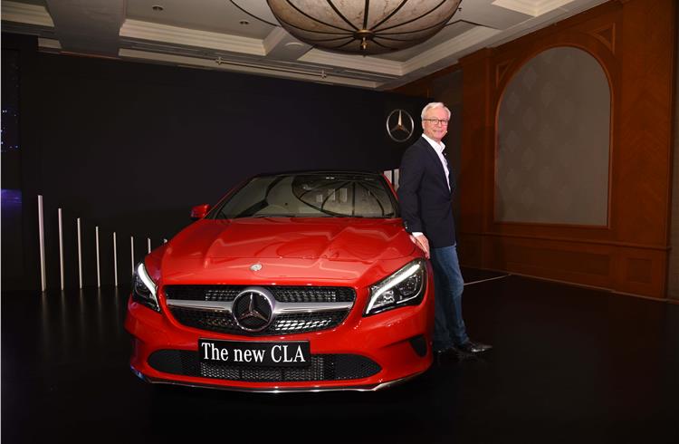Mercedes-Benz India MD and CEO Roland S Folger: 
