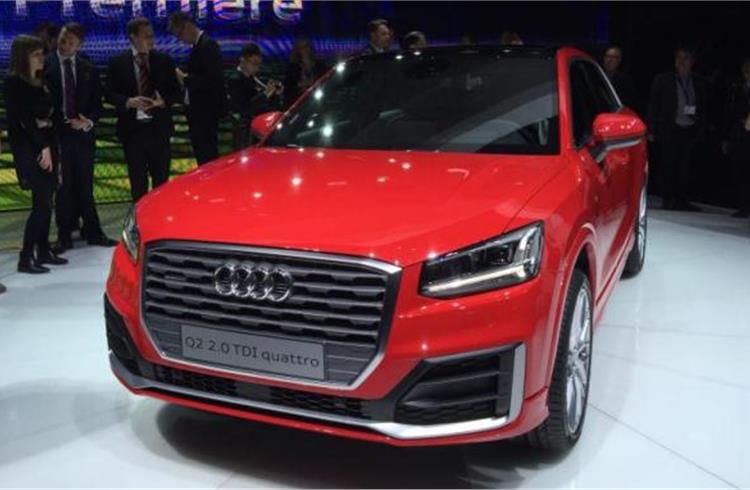 Audi reveals India-bound Q2 SUV at Geneva