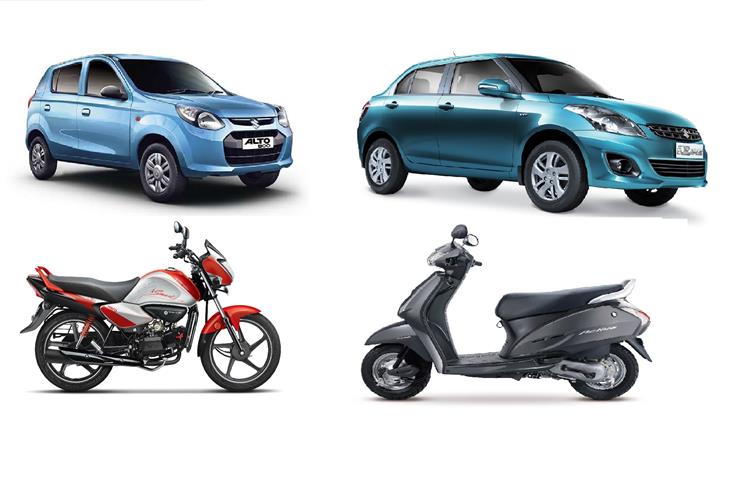 India Top 10: Passenger Vehicle & Two-Wheeler Sales in May