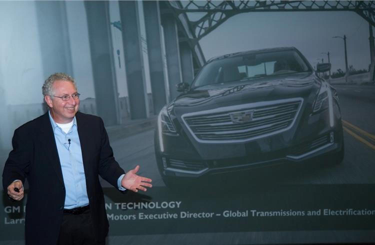 General Motors executive director for Transmission and Electrification Larry Nitz: “Our electrification approach is about delivering an industry-leading driving experience.”