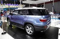 Lifan X70 SUV concept is powered by a 2.0-litre turbocharged motor.