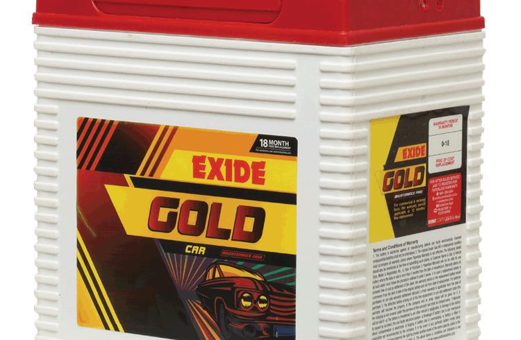 The Exide Gold is a high-performance battery priced at a reasonable rate for passenger vehicle segment.