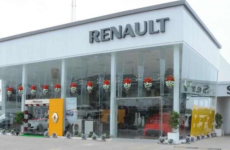The Renault India showroom in Jamnagar, Gujarat. In India, Renault sold a total of 61,895 vehicles in January-June 2016