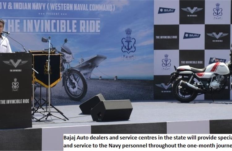 Bajaj Auto joins forces with Indian Navy for month-long ride across Maharashtra