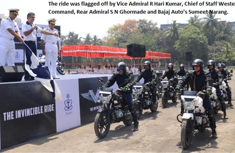Bajaj Auto joins forces with Indian Navy for month-long ride across Maharashtra