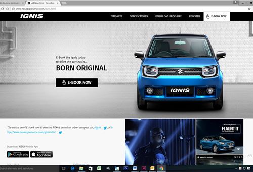 Maruti Suzuki opens online bookings for soon-to-be-launched Ignis