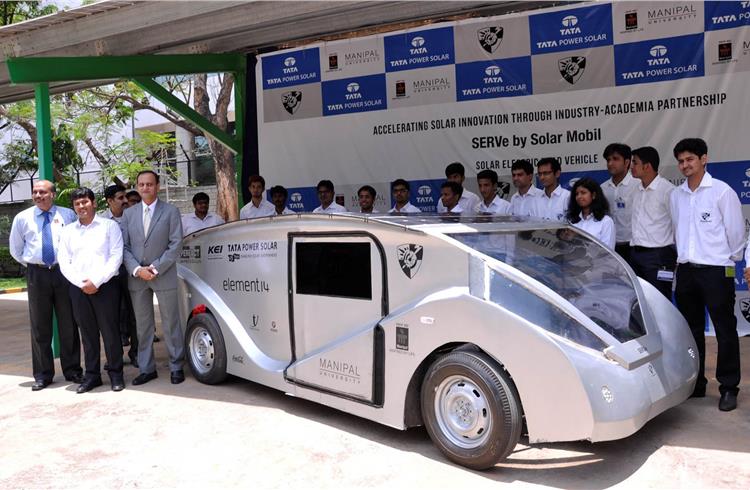 Tata Power Solar and Manipal University showcase EV prototype