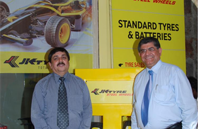 JK Tyre inaugurates Steel Wheels showroom in Gurgaon