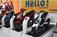 Hero Electric revealed a new lot of electric scooters at the Auto Expo 2018.