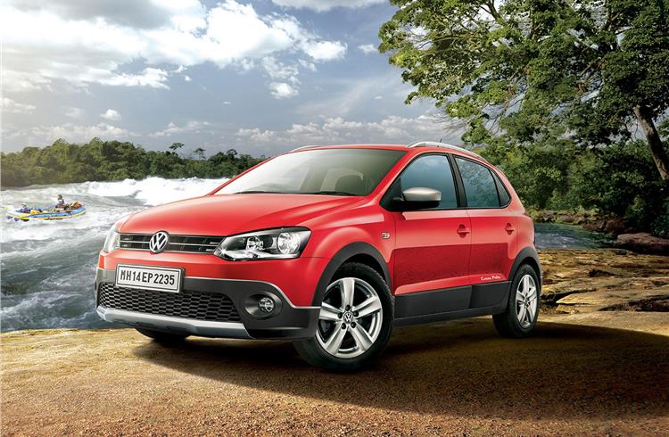 The Cross Polo 1.2 MPI is priced at Rs 694,000 (ex-showroom Mumbai).