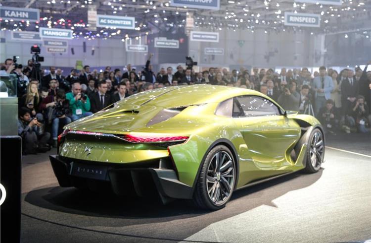 DS E-Tense electric concept car revealed at Geneva Motor Show