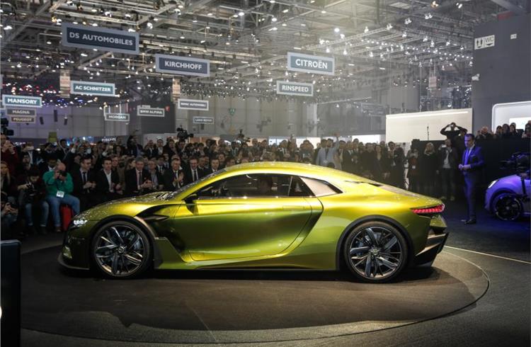 DS E-Tense electric concept car revealed at Geneva Motor Show