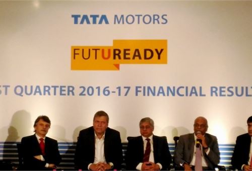 Currency headwinds drag Tata Motors’ Q1 profit by 57%