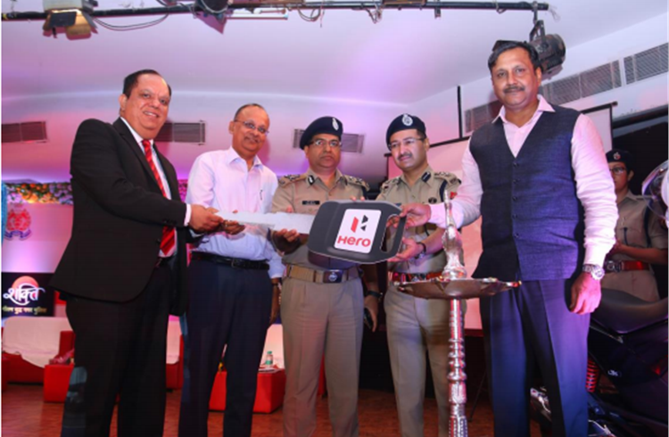 Hero MotoCorp partners with UP police, gives 50 two-wheelers under CSR