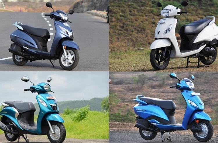 INDIA SALES: Top 10 Scooters in August 2016