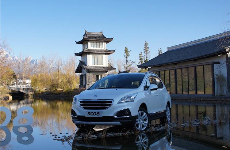 The Peugeot brand's sales in China rose 43.1 percent to 386,565 units in 2014.