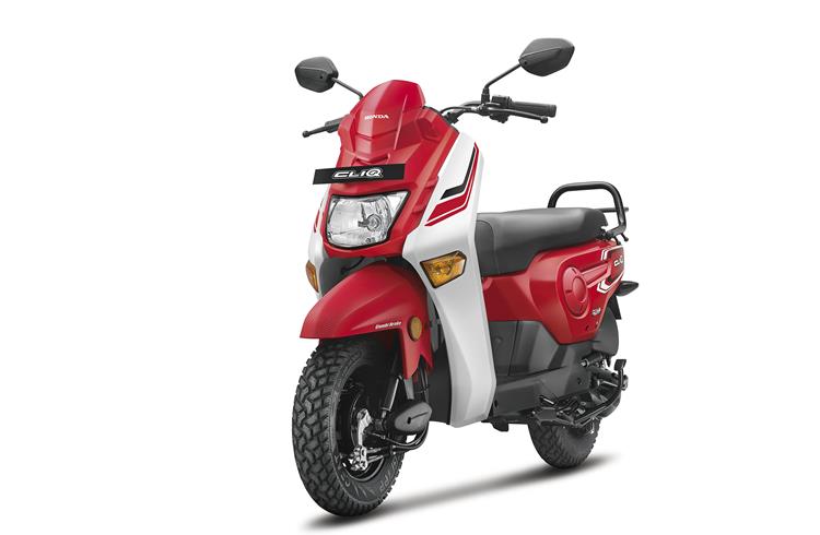 Price-wise, the closest rival to the new 110cc Honda Cliq is the 102cc Hero Pleasure, which is positioned as a scooter for female urban commuters