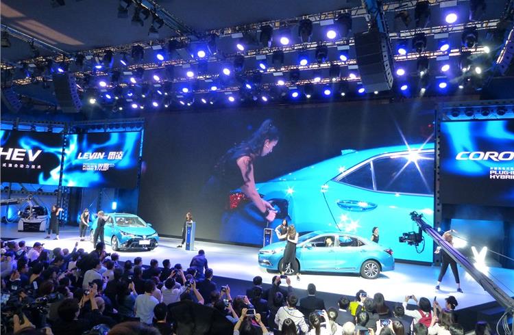 Toyota took the covers off the new Corolla PHEV and Levin PHEV at the Beijing Motor Show. Both are expected to have a driving range exceeding 50km on battery power, and will be the first PHEVs produce