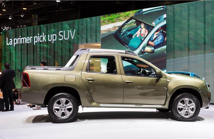 The Duster Oroch pick-up had its world premiere at the 2015 Buenos Aires Motor Show.