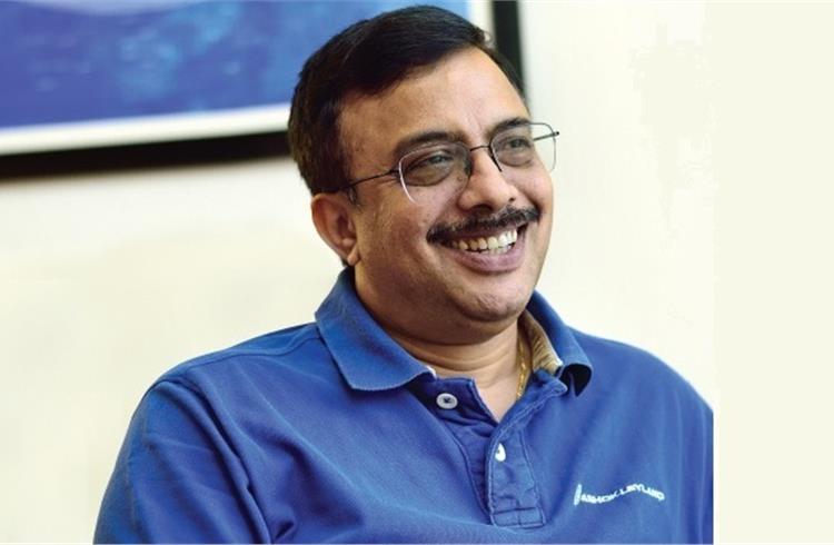 Autocar Professional's Man of the Year 2016: Vinod Dasari, MD, Ashok Leyland