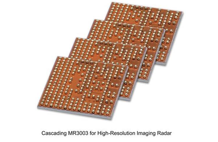 NXP’s cascading MR3003 for high-resolution imaging radar: Image for representational purpose.