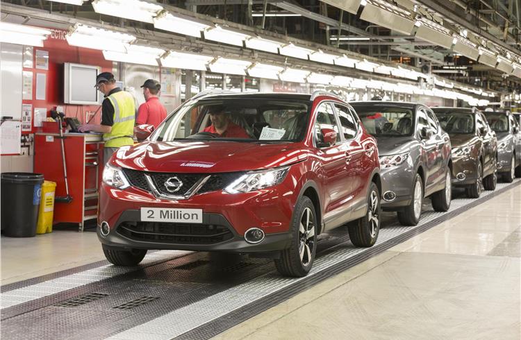 Nissan Qashqai UK production crosses two million units