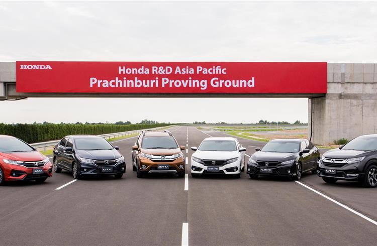 Prachinburi Proving Ground is also expected to be used to test models for other regions.