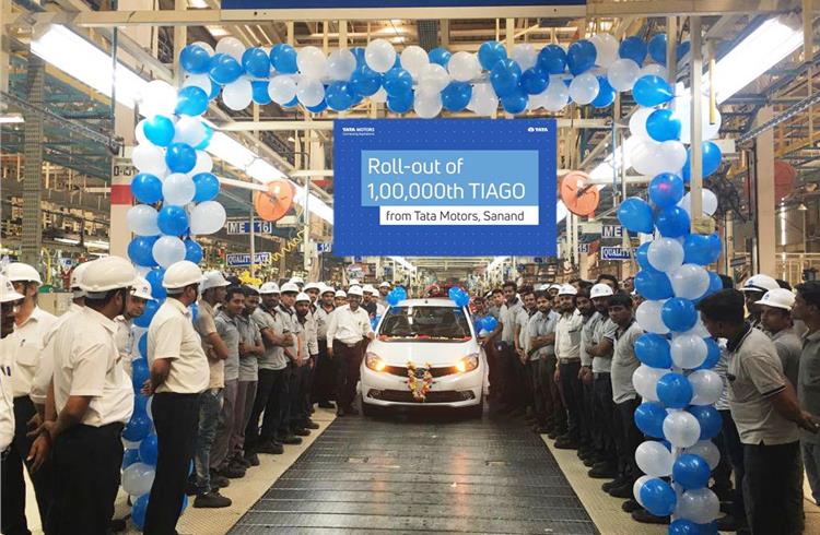 Tata Motors’ Sanand plant rolls out 100,000th Tiago