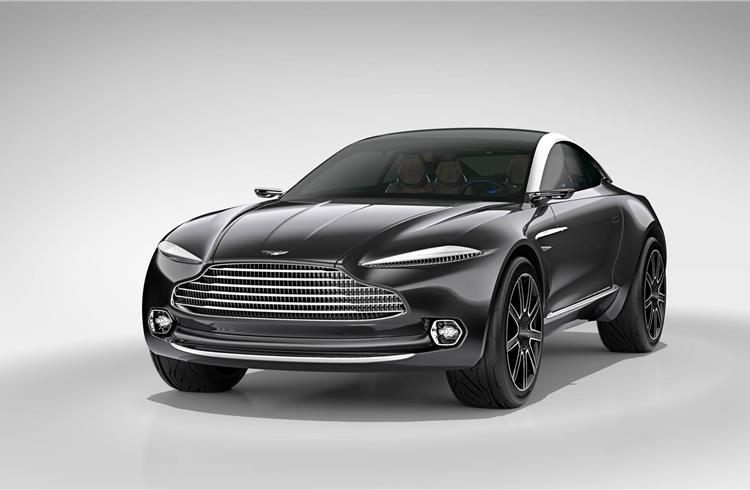 Aston Martin says that production DBX will have five doors and higher roofline, but same wheelbase.