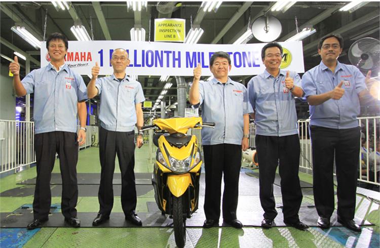 Yamaha rolls out its millionth motorcycle in the Philippines