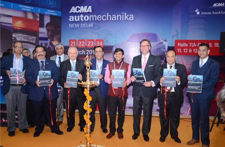 ACMA launched its ‘Indian Automotive Aftermarket: The Road Ahead’ study at the ACMA Automechanika New Delhi trade fair.