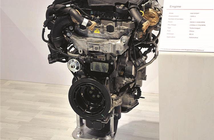 Avtec's 1.2-litre, 3-cyl, Euro 6 turbo-petrol engine develops 128bhp at 5500 rpm and 230Nm of torque at 1750rpm. 