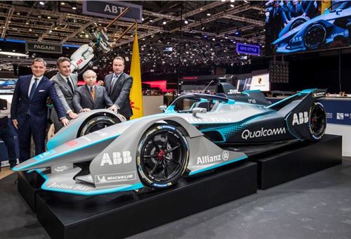 Next-gen Formula E car revealed at Geneva Motor Show