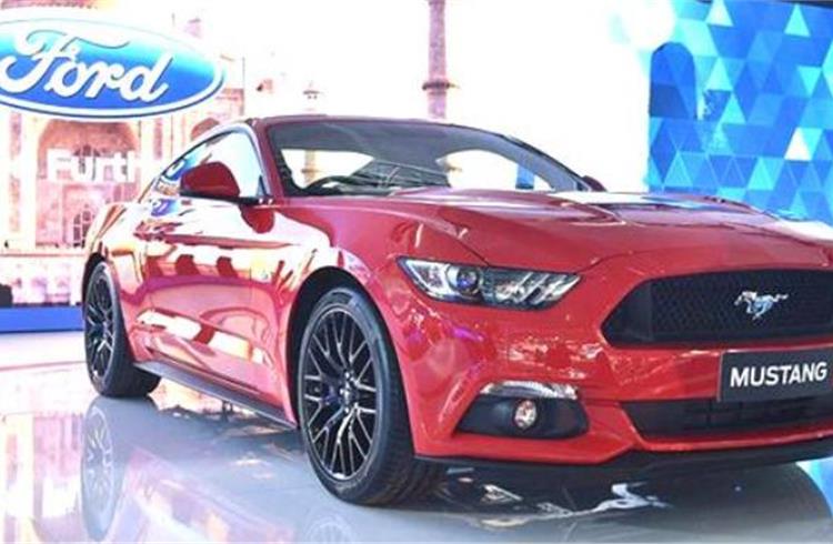 Auto Expo '16: Ford Mustang GT showcased