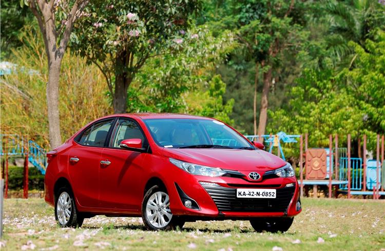 The new Yaris will go head to head with the Honda City, Maruti Ciaz and Hyundai Verna in the Indian market.