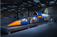 Bloodhound's initial speed tests took place on 26 October.