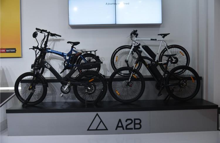 The A2B bikes from Hero Electric's UK subsidiary.