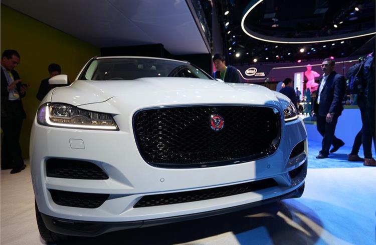 Jaguar unveils connected F-Pace at CES