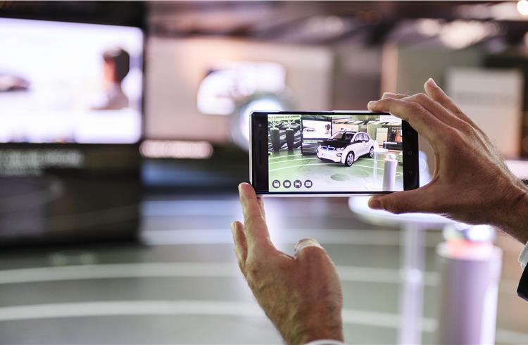 BMW i pilots augmented reality product visualiser