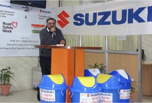 Suzuki Motorcycle India promotes road safety in Delhi